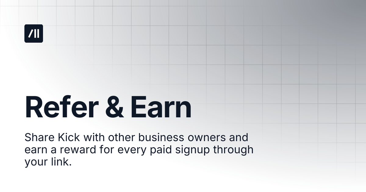 Refer & Earn | Kick Docs